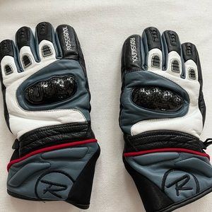 Kids size large new Rossignol leather ski racing gloves